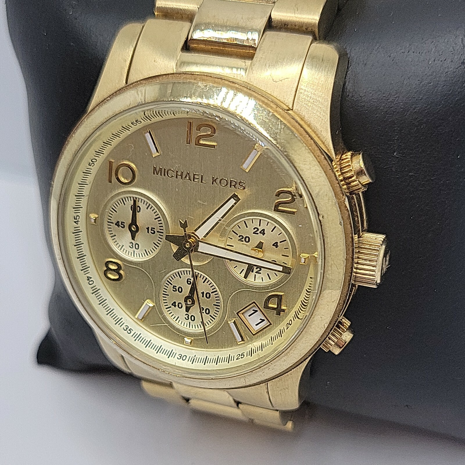 MICHAELKORS 新品腕時計　品番MK5055 Michael Kors MK5055 Unisex Stainless Steel Analog Gold