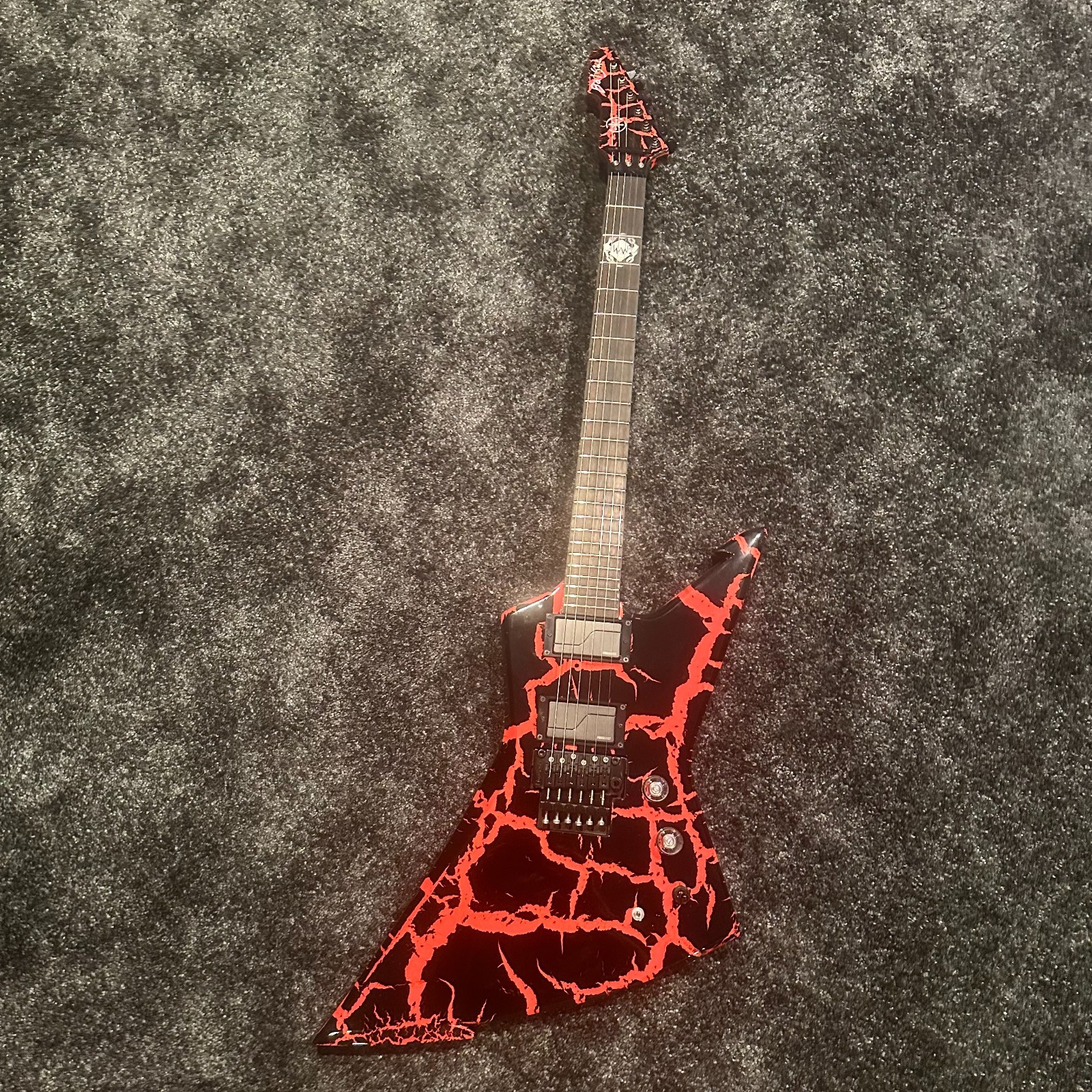 GWAR Schecter Custom Balsac Guitar – Signed by Balsac the