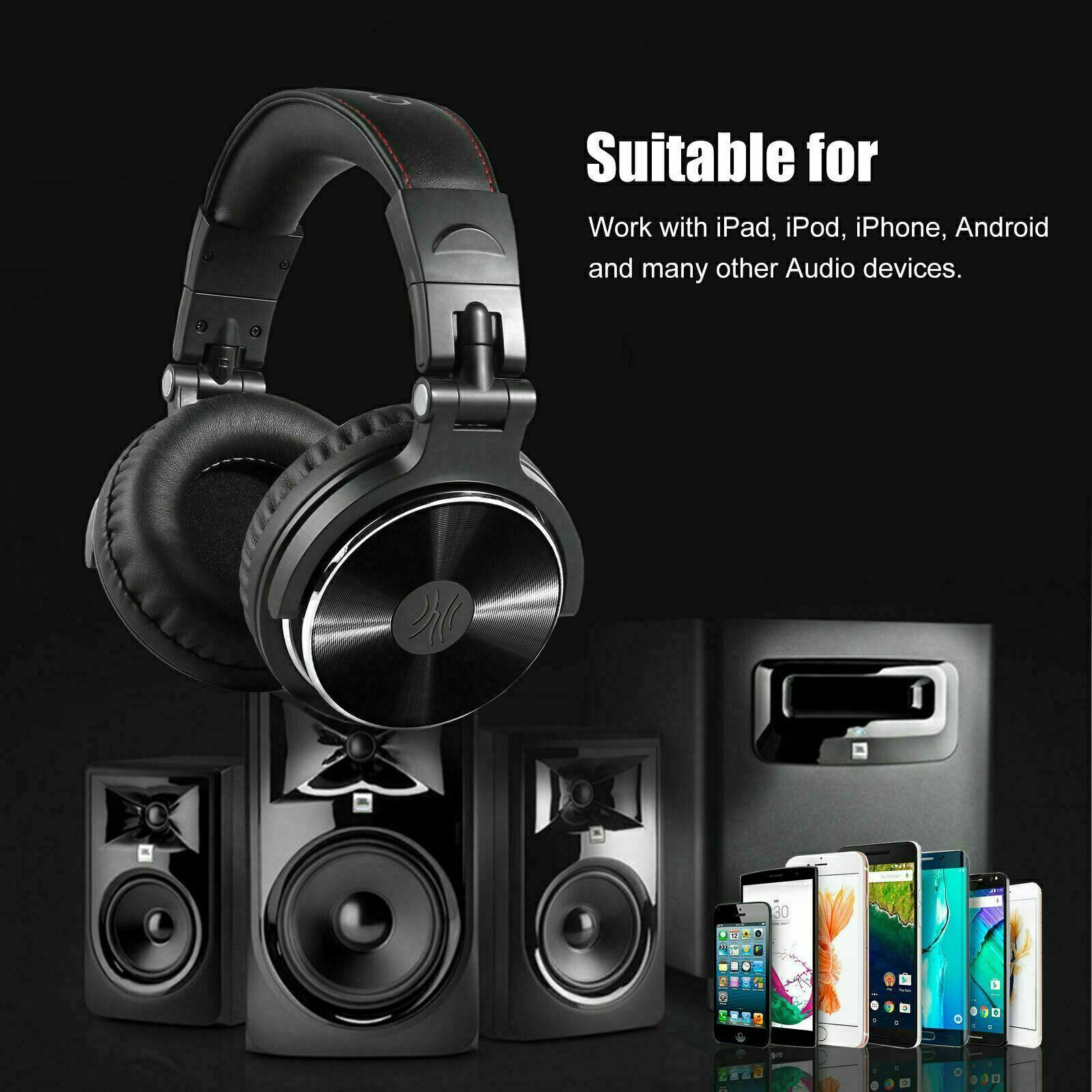 OneOdio Headphones Professional Studio Dynamic Stereo Wired Over Ear Headphones