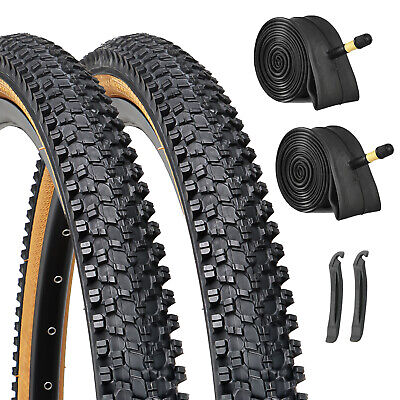 24/26x1.95 Inch 2 Pack Bike Tires ＆ Tubes  Replacement for MTB Mountain Bicycle