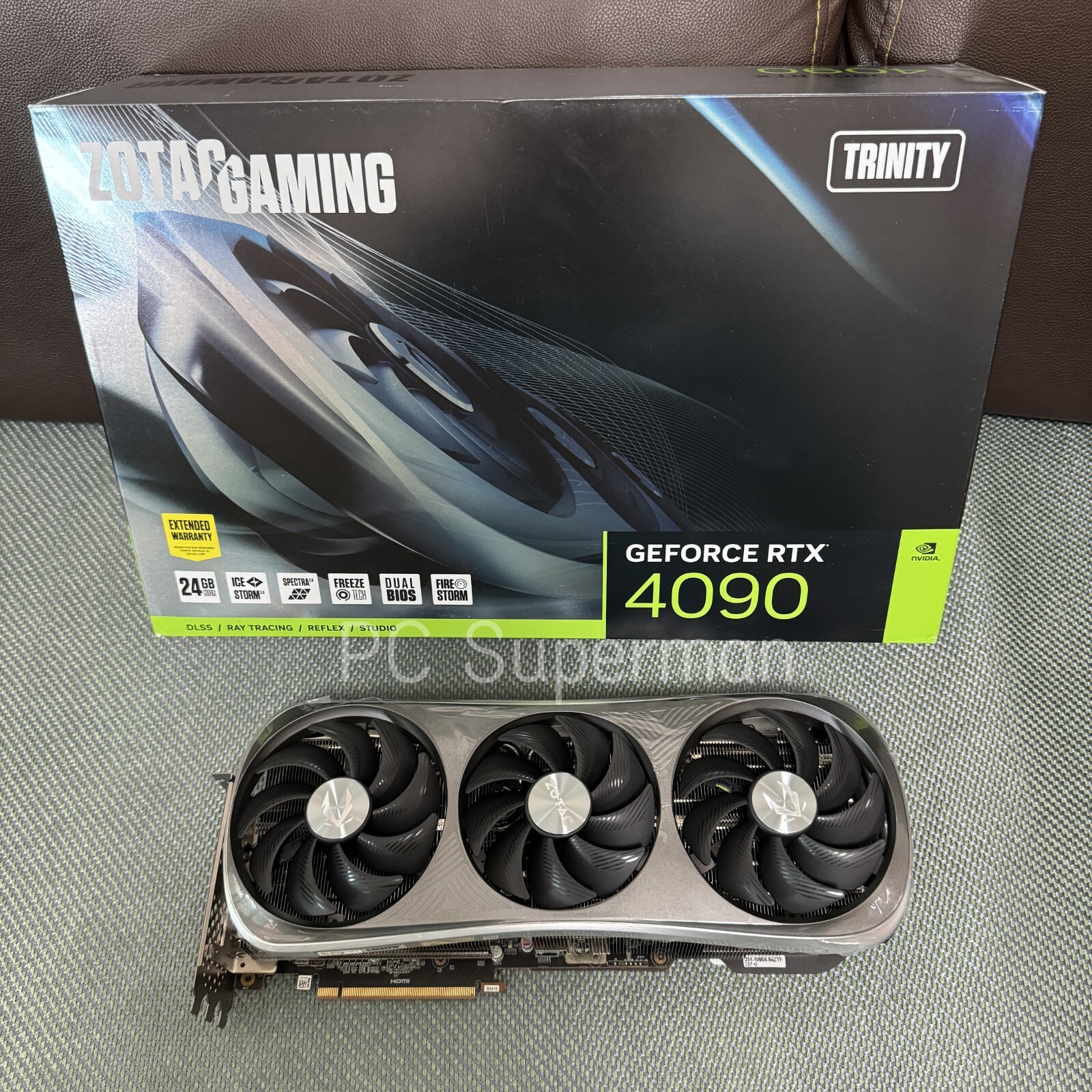 FOR PARTS) ZOTAC GAMING Geforce RTX 4090 TRINITY OC (No Core