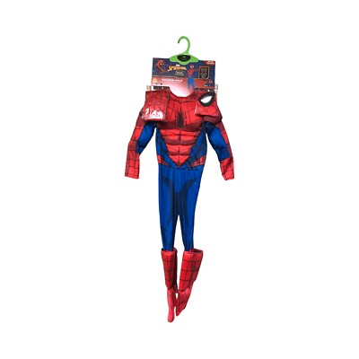 Spiderman Boy's Deluxe 3D Halloween Premium Styled Costume