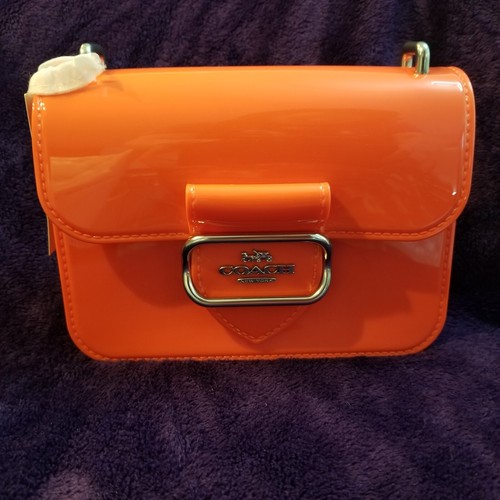 coachベアー 💜Coach Essential Half Flap Card Case - Soft Purple Pebble