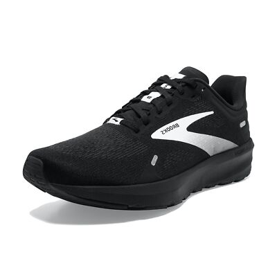 

Кроссовки Brooks Mens Launch 9, черные/белые, 13, ширина 2E, США, Black/white