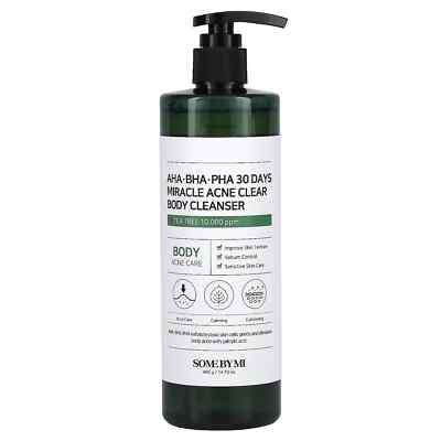 AHA. BHA. PHA 30 Days Miracle Acne Clear Body Cleanser, 14.1 oz (400 g)