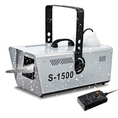 1500W Snow Machine Stage Snowflake Maker for Christmas Party Snow Decor w/Remote