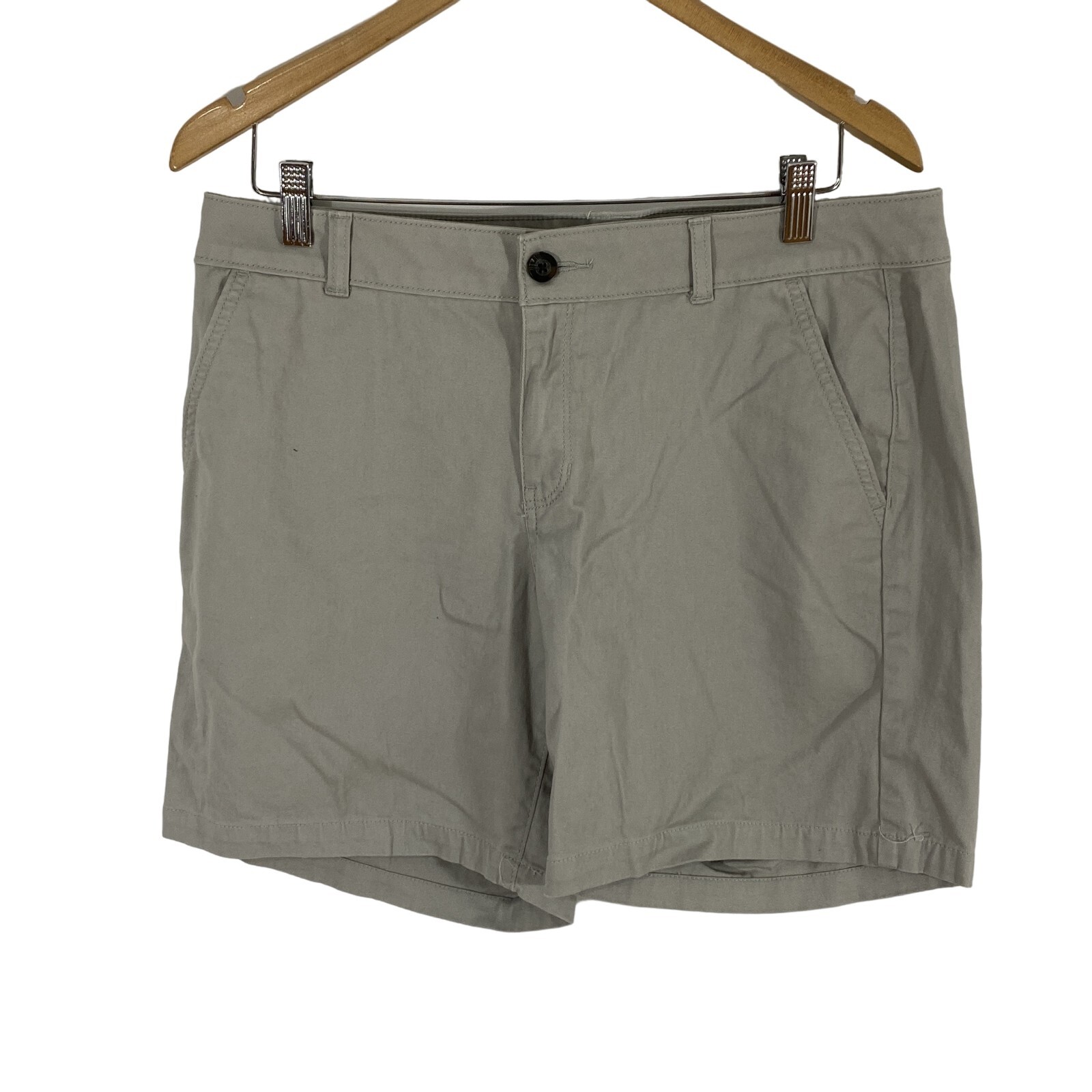 A.n.a A New Approach Womens Gray Slash Pocket Stretch Chino