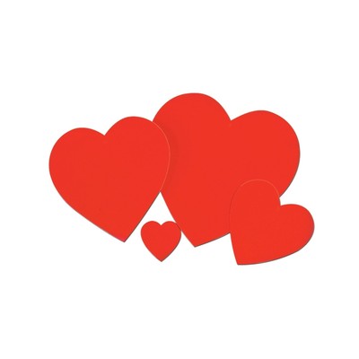 Beistle 777609 Printed Heart Cutout 8quot 48 Per Package