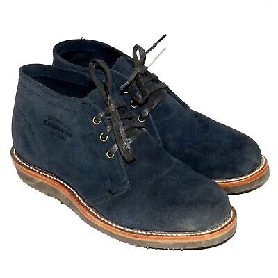 mens chippewa milford chukka boots shoes navy suede 1901g07 size 9 new 126271831908