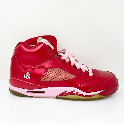 

Nike Boys Jordan 5 Retro 440892-605 Красные баскетбольные кроссовки Размер 6Y, Красный, Jordan 5 Retro