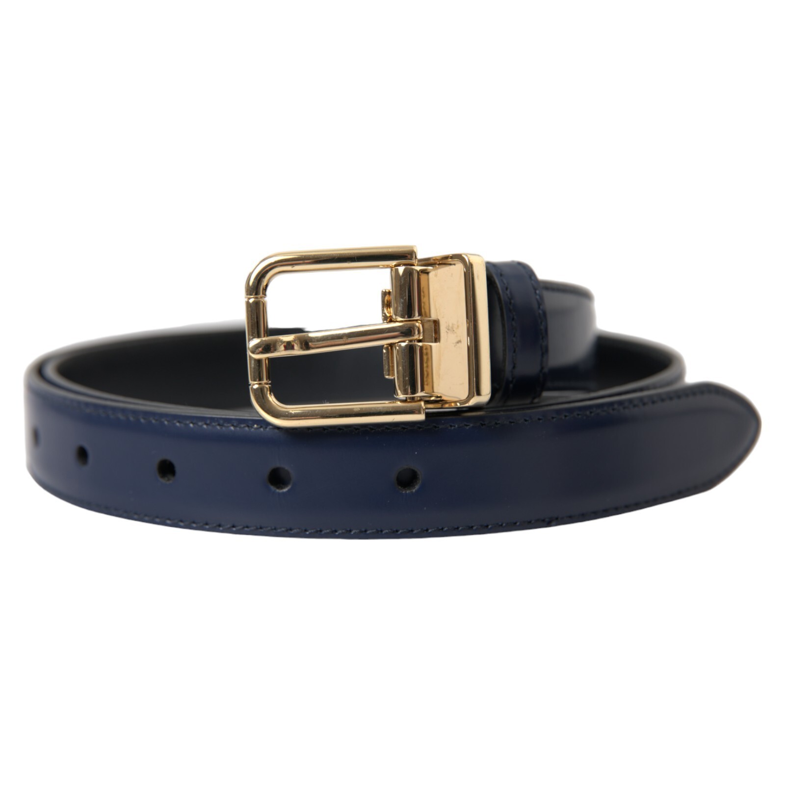 Dolce & Gabbana ネイビー パイソンベルト　36/90 ディーアンドジー／ドルチェアンドガッバーナ Dolce & Gabbana