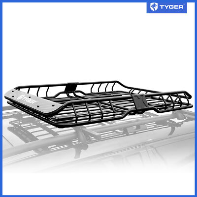 TYGER Heavy Duty Roof Top Cargo Basket Luggage Carrier Rack L57.5"xW42"xH6"