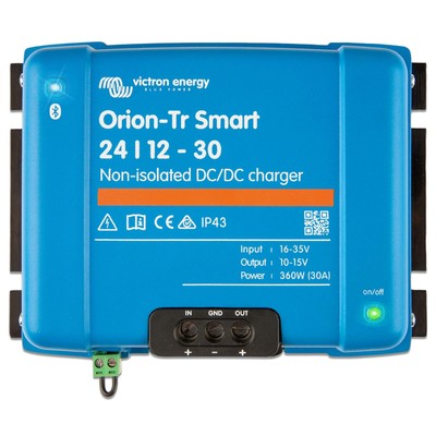 VICTRON ORION-TR SMART 24/12 30A DC-DC NON ISOLATED BATTERY TO BATTERY CHARGER