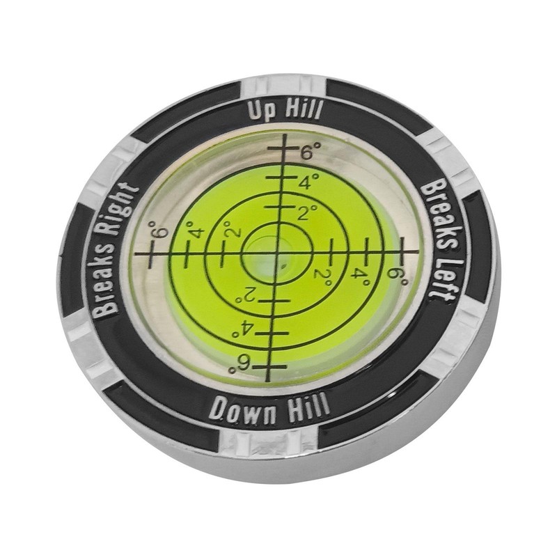 Small Golf Ball Marker Spirit Level High Precision Double Sided Golf Tools
