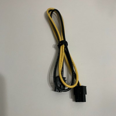 24in 16AWG PCIE 2pin Male to 2pin Male Power cable for GPU Riser ASUS PSU
