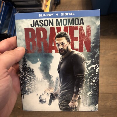Braven (Blu-ray, 2018) Slips Shows Wear, No Digital