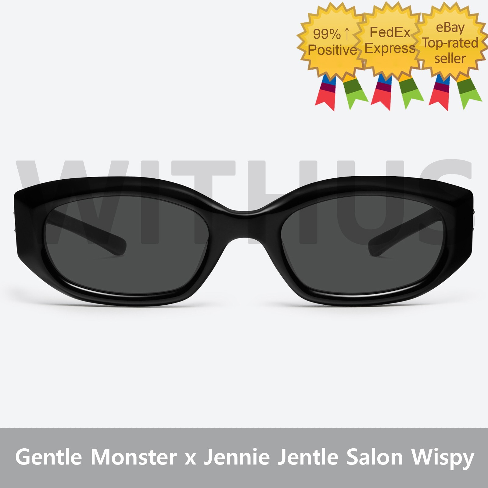 Pre-owned Gentle Monster X Jennie Jentle Salon Wispy 01 Black / 100% Authentic