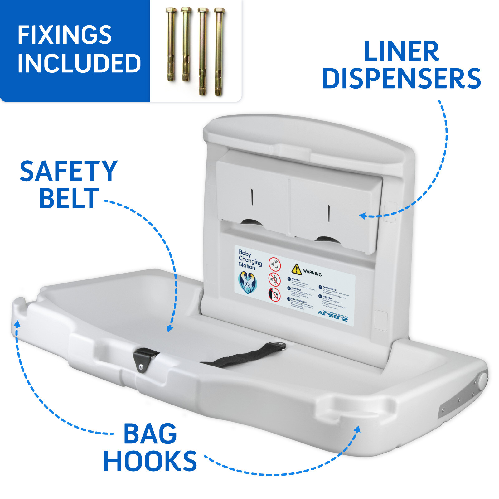 roba wall mounted changing table