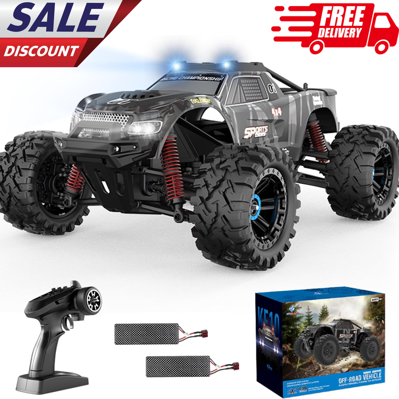 1:10 All Terrain RC Crawler Monster Truck 4WD Hobby High-Sped Remote Control Car