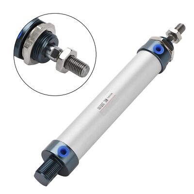 25mm Bore 100mm Stroke Single Rod Mini Pneumatic Air Cylinder Double Acting Tool