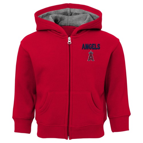 Толстовка Outerstuff MLB Infant Los Angeles Angels Inside The Park с молнией во всю длину