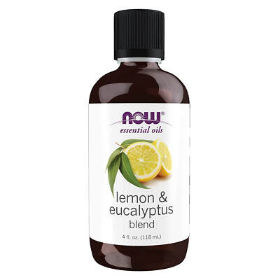 NOW FOODS Lemon & Eucalyptus Oil Blend - 4 fl. oz.