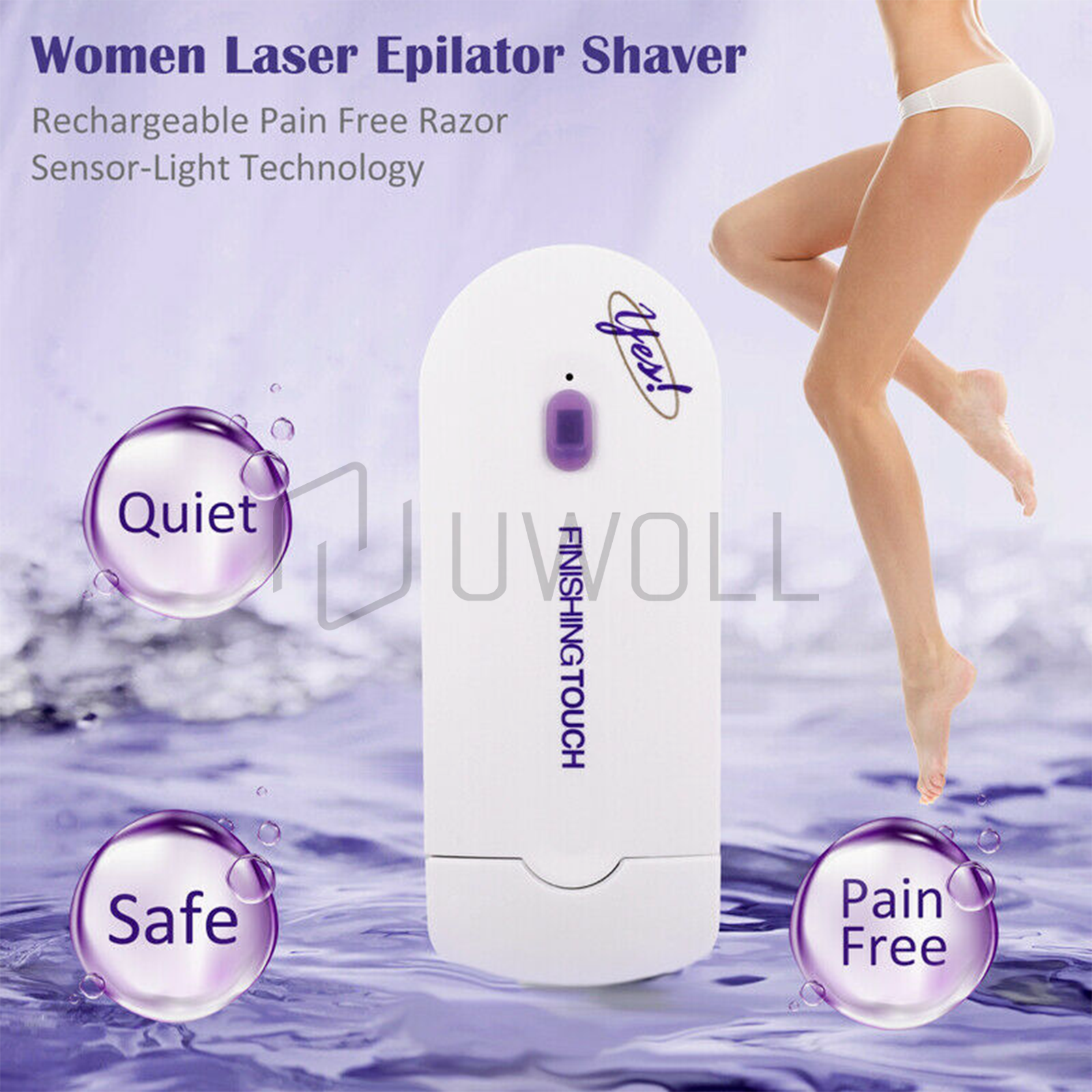 Epilator Women Painless Touch Facial Body Hair Removal Depilator Shaver Trimmer