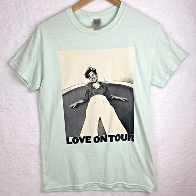 Harry Styles Love On Tour '21 Mint Women's Graphic Concert T-Shirt Size Small