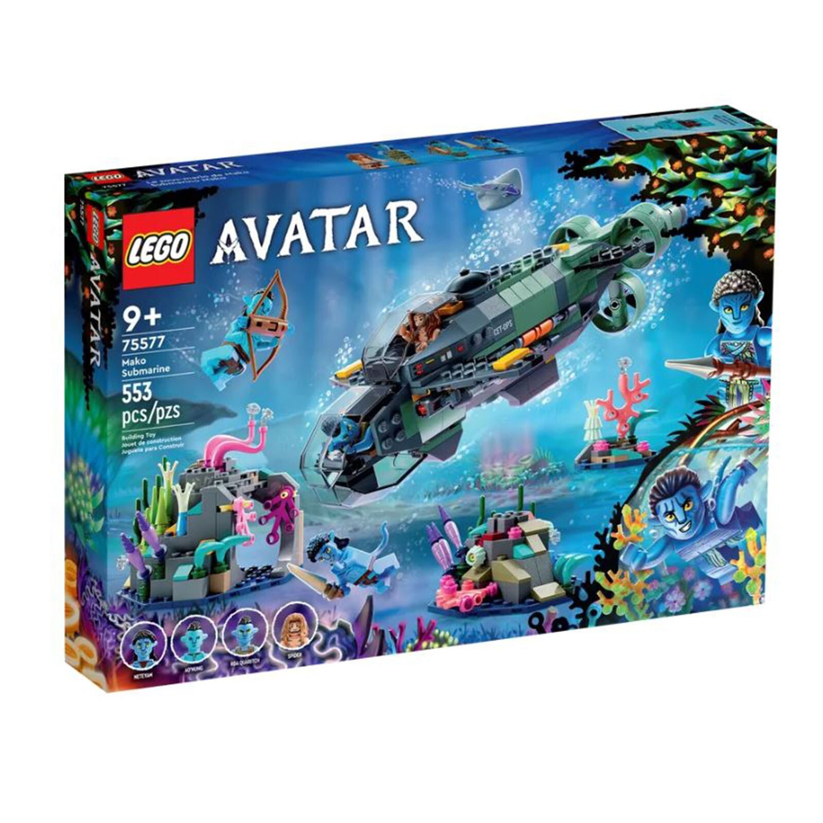 Набор для строительства подводной лодки LEGO Avatar Mako 75577 НОВЫЙ В НАЛИЧИИ