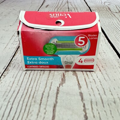Gillette Venus Extra Smooth Women's Razor Blade Refills 4 Count