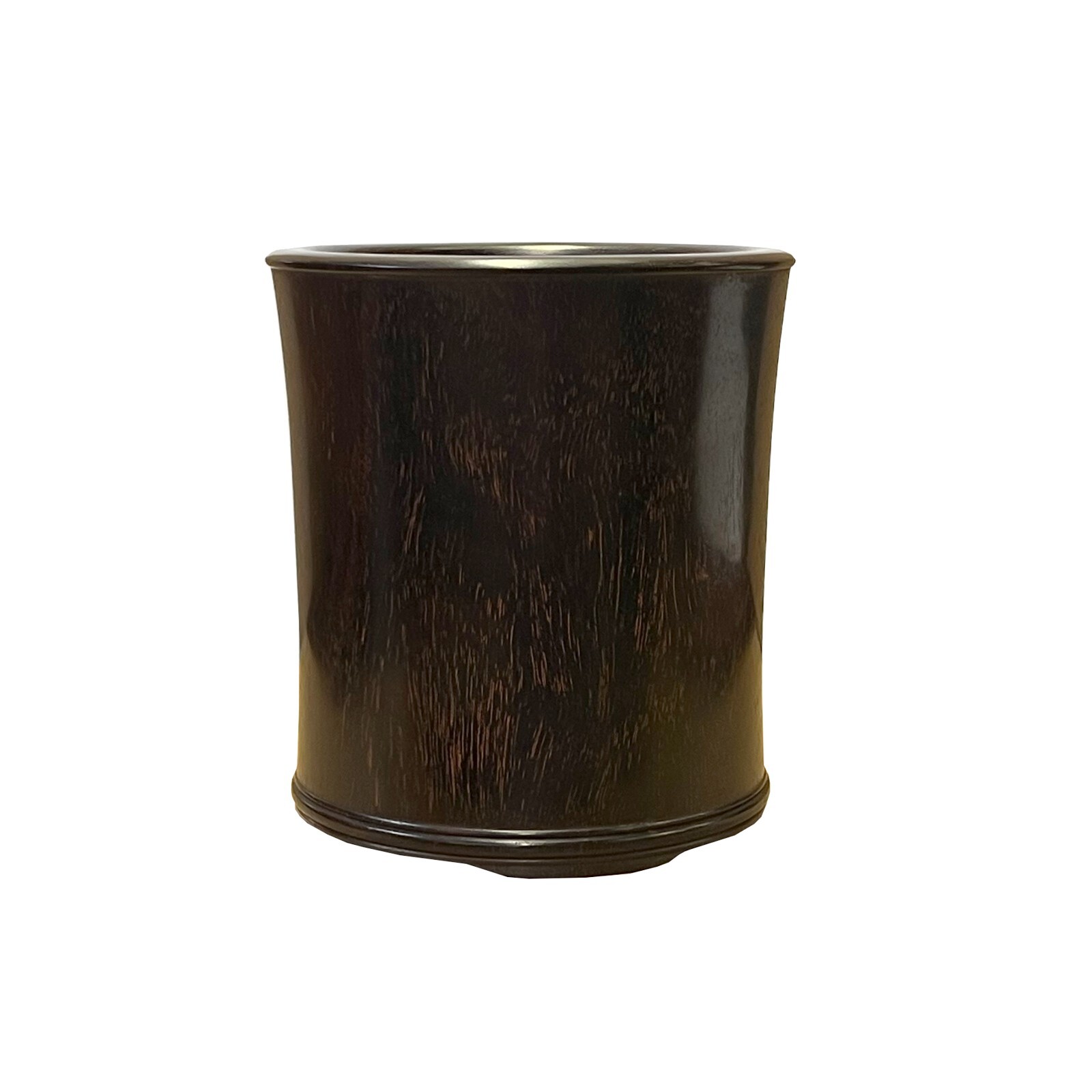 Chinese Zitan Wood Natural Pattern Brush Pen Holder / Brush Pot ws2544S Chinese Zitan Wood Natural Pattern Brush Pen Holder / Brush Pot ws2544S
