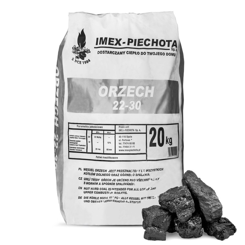 Steinkohle Nusskohle Heizkohle Brenn Kohle Schmiedekohle Nuss 25-60mm 20kg Sack