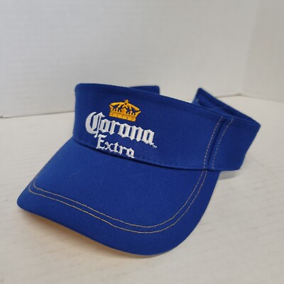Blue corona extra beer visor