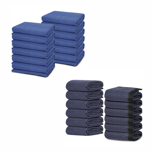 12/24/48PCS 80"x72" Moving Blankets Quilted Shipping Furniture Pads 35lb/dz 