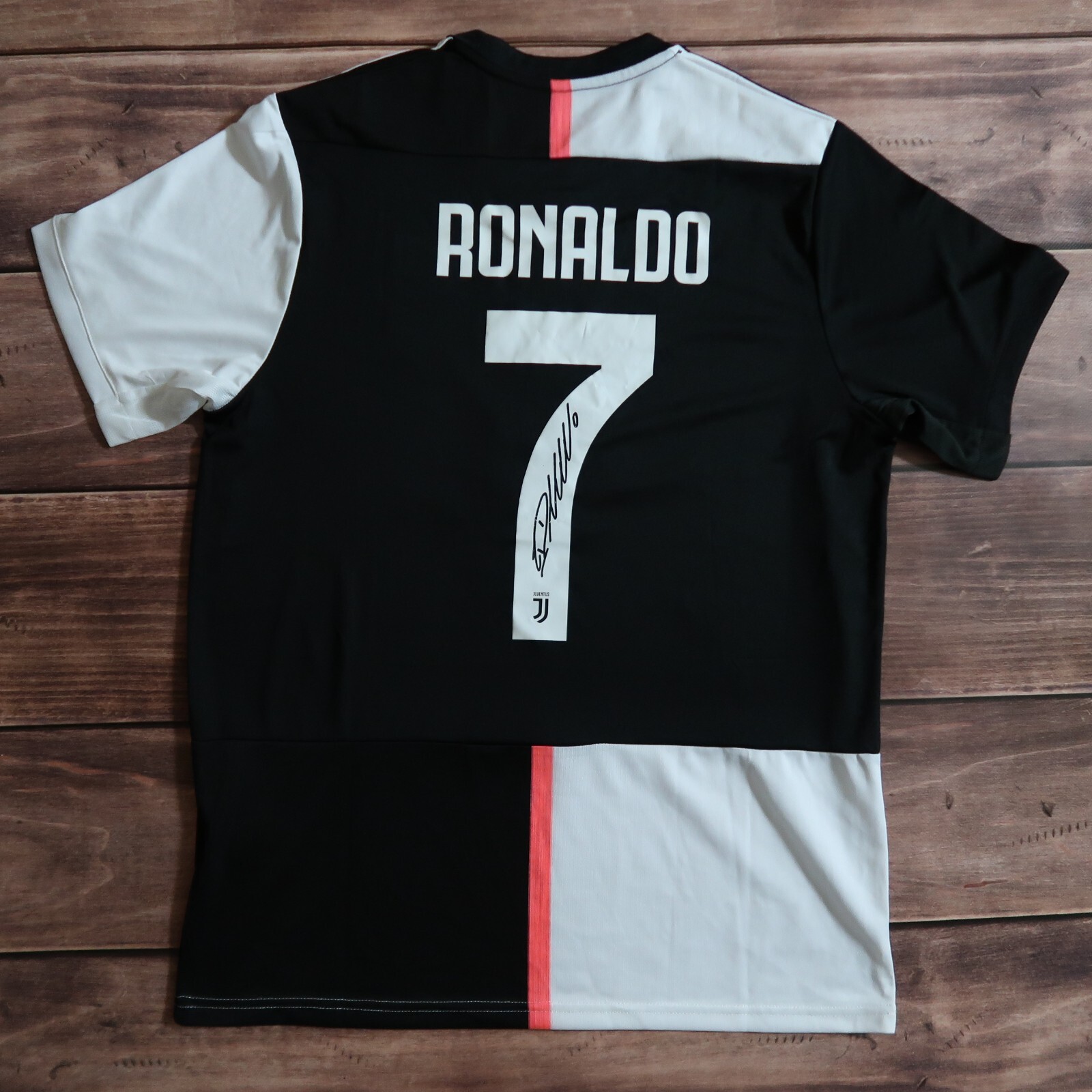 CR7 adidas Juventus ストライプシャツ Mサイズ Juventus 2019-20 Fourth Soccer Long Sleeve Jersey Ronaldo #7