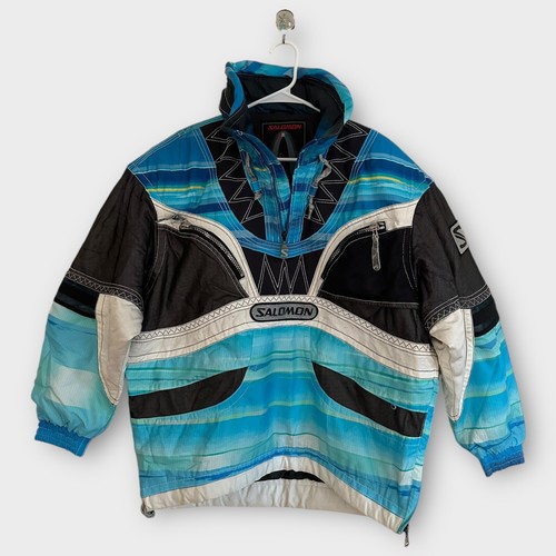 Vintage 90s Vintage Salomon レオパード ボア フリース ジャケット