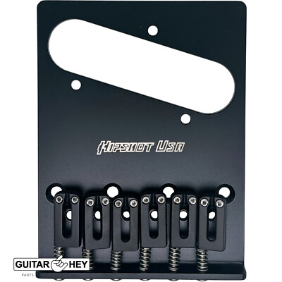 NEW Hipshot Telecaster  Retrofit Bridge 4 Mount Hole - Bender - BLACK
