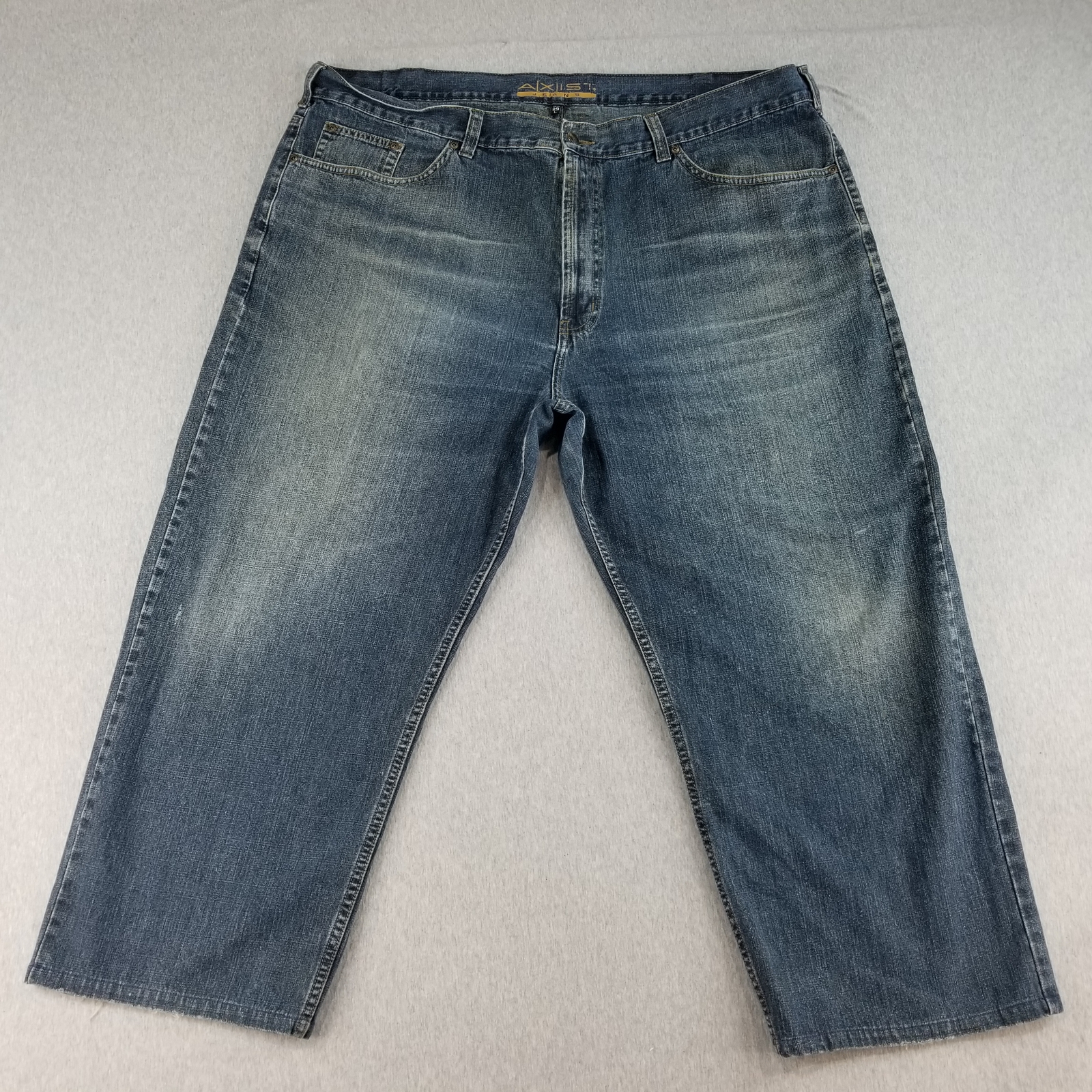 Axist Jeans Men's Sz46x29 VTG 100%Cotton DarkWash Normcore Durable High Quality