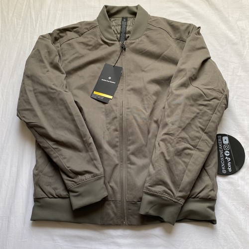 Lululemon Switch Over Bomber Jacket ROVR Rover Brown Men's Lululemon Switch Over Bomber Jacket ROVR Rover Brown Men's