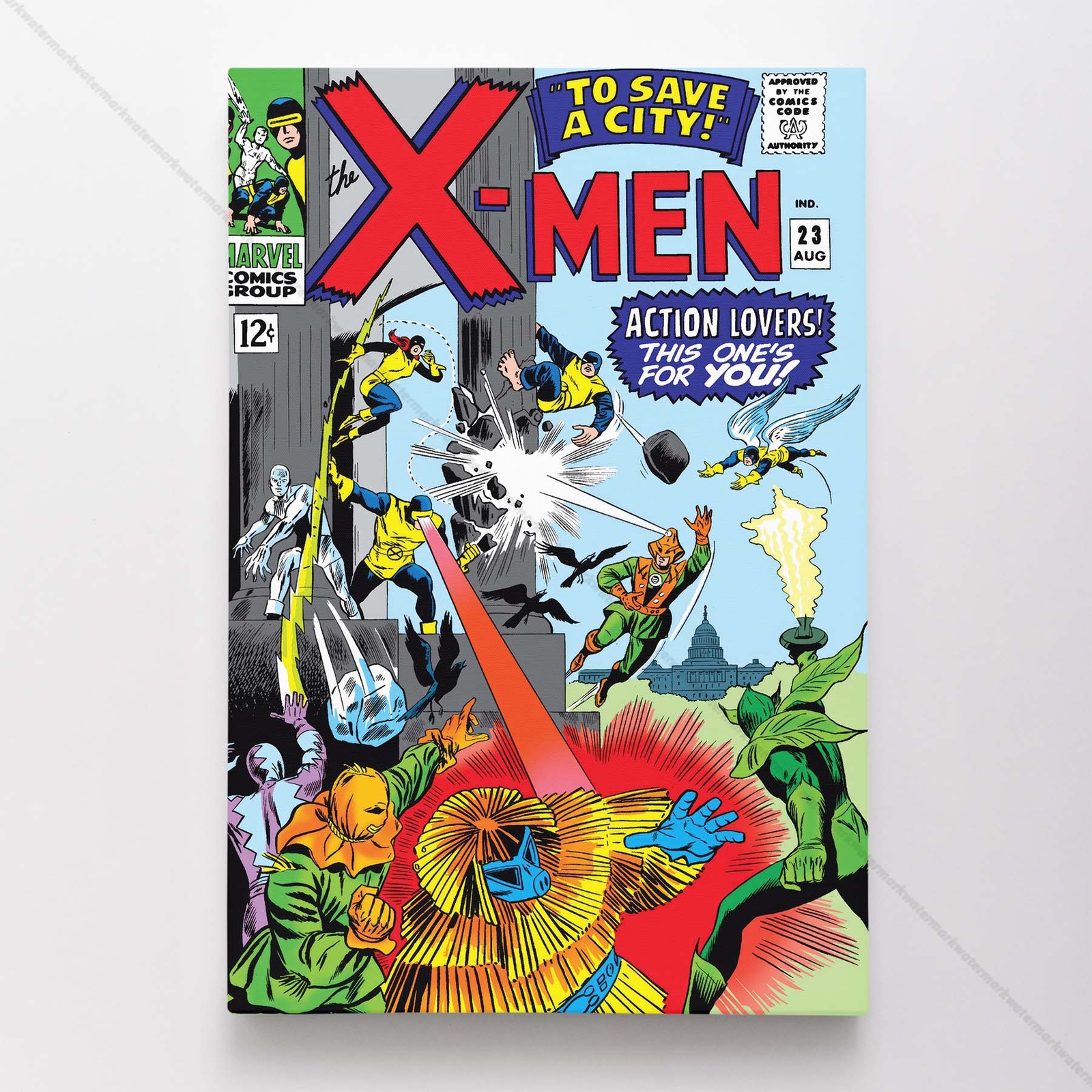 Uncanny X-Men Poster Canvas Vol 1 #23 Xmen Marvel Comic Book Art Print