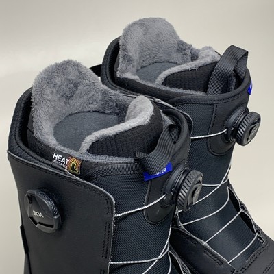 Pre-owned Burton Ruler Boa Medium Stiff Snowboard Boot Black Sz Mens 10 20317100-001