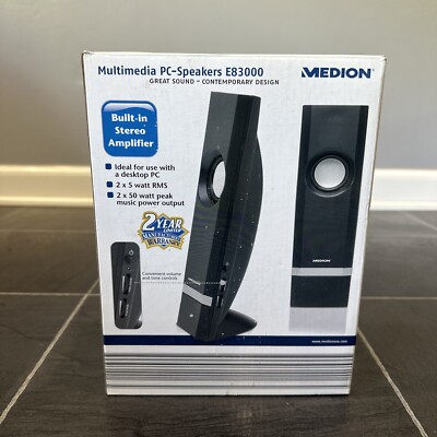 Medion Multimedia PC Speakers E83000 Pc Desktop Computer NEW