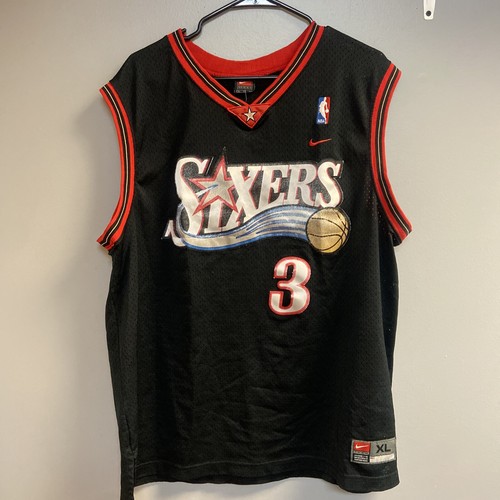専用　ユニフォーム　セットSIXERS IVERSON ユニフォーム 3 XXL Philadelphia 76ers #3 Allen Iverson Authentic Sewn Champion