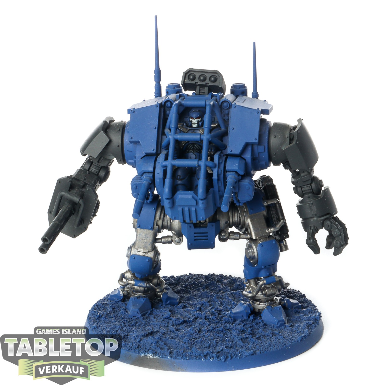 Space Marines - Invictor Tactical Warsuit - teilweise bemalt