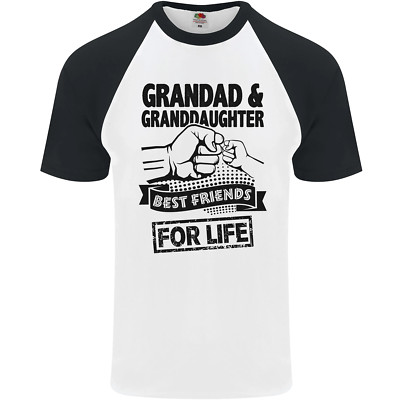 Grandad and Granddaughter Grandparents Day Mens S/S Baseball T-Shirt