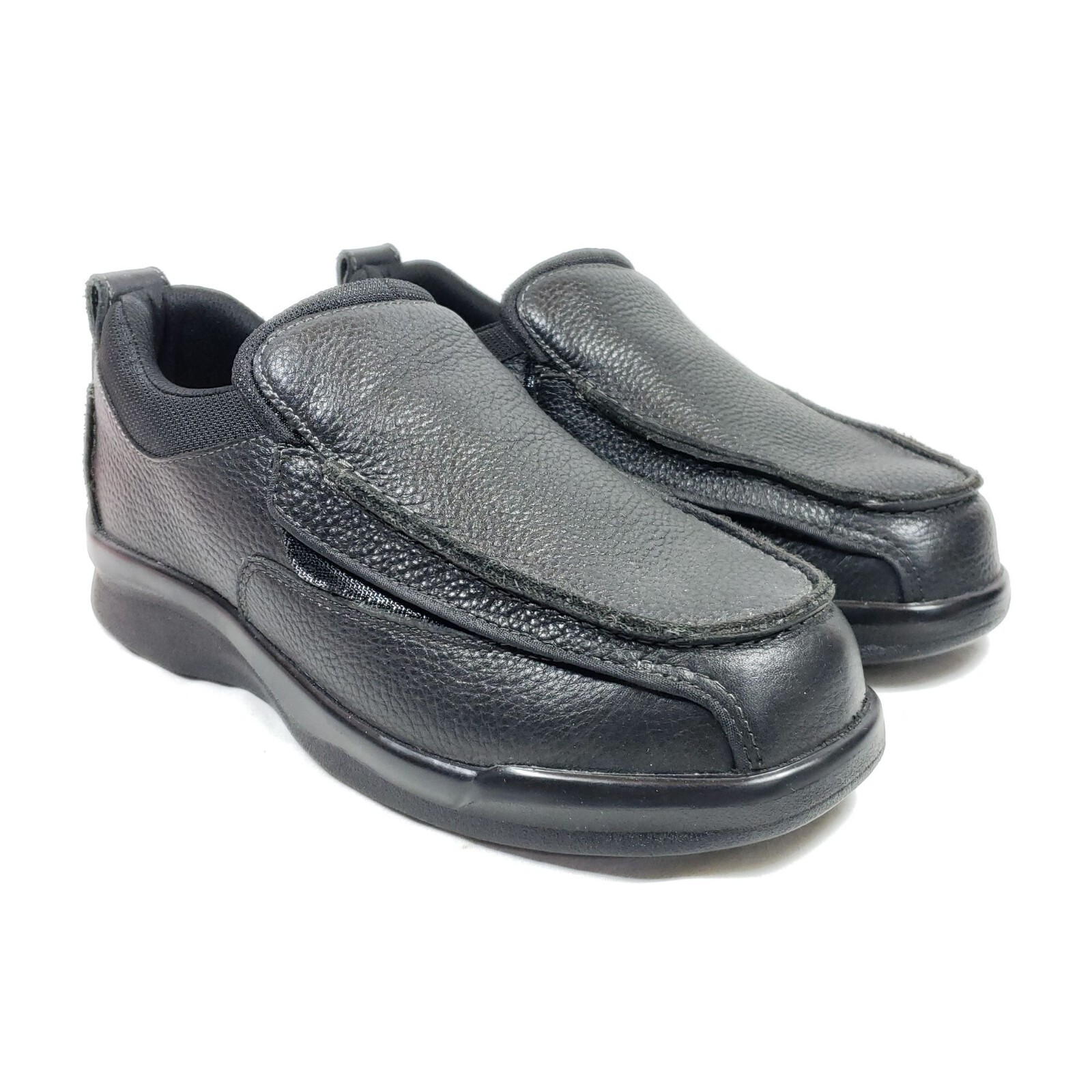 Divinities × Stock No: × ABS moccasin Apex Men's Size 10 XW Biomechanical Black Leather Moc Toe