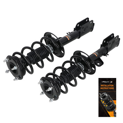 Front Complete Struts w/Coil Spring Assembly Shock For Ford Explorer 2013-19 FWD