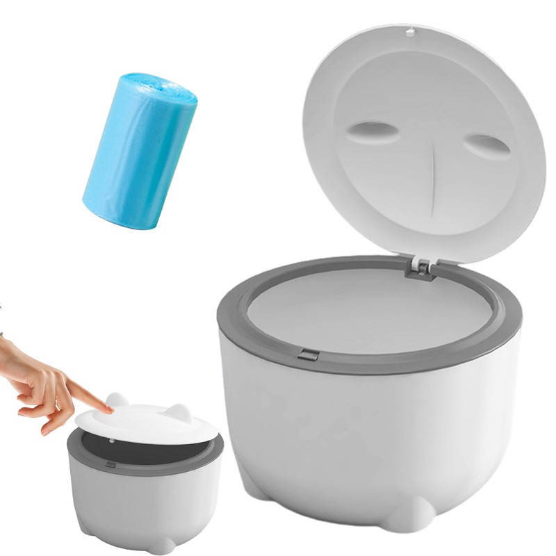 Outdoor Poop Trash Can, Poop Garbage Cans with 30pcs Trash Bags