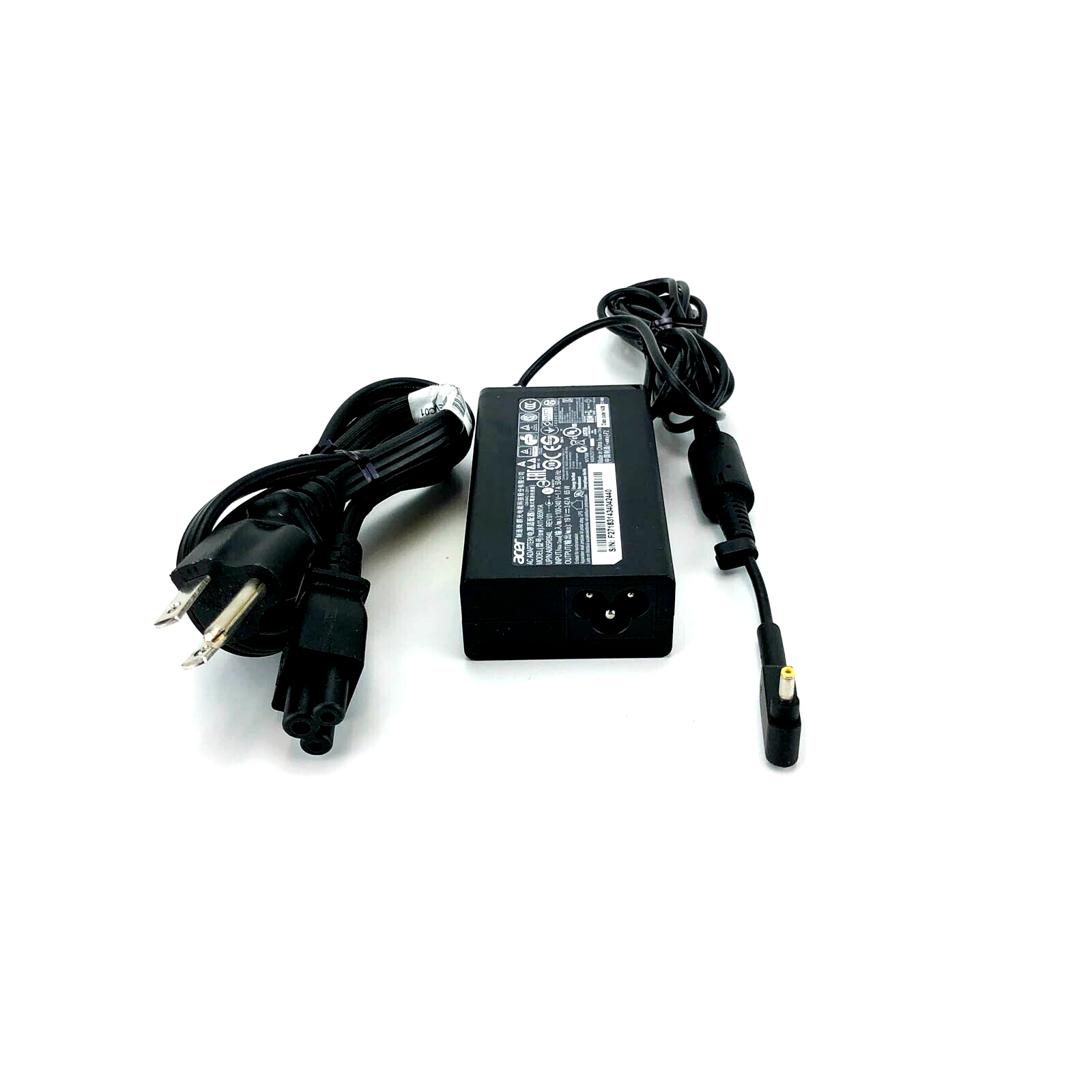 Genuine 65W Original Acer A11-065N1A AC Adapter Charger 19V 3.42A 3.0*1.1mm w/PC