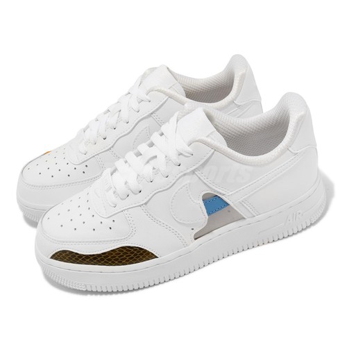 

Женские повседневные кроссовки Nike Wmns Air Force 1 07 LX AF1 Cut Out See Through FB1906-100, Белый, Wmns Air Force 1 07 Lx